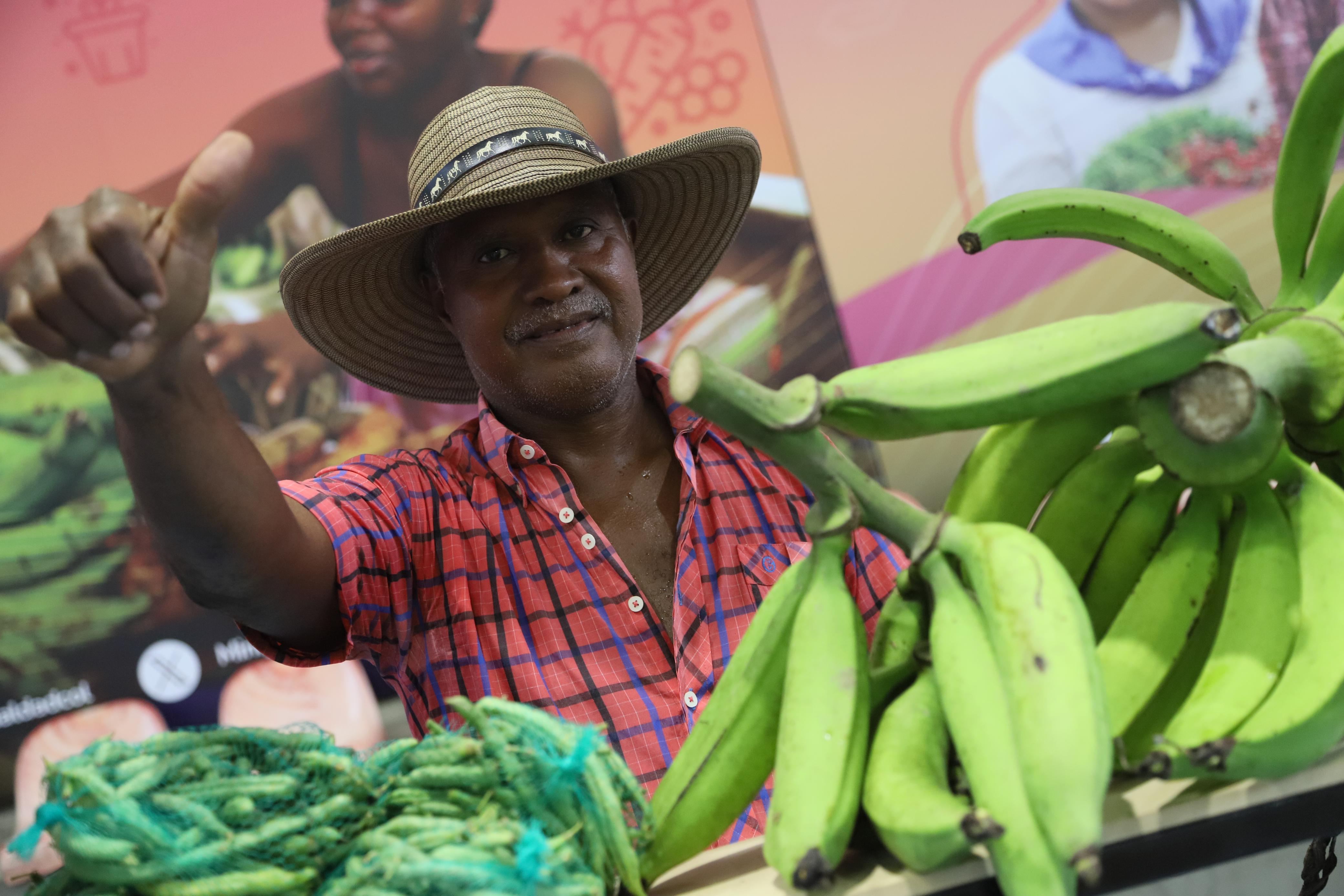 Beneficiario del  Programa Hambre Cero en Cartagena.